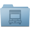 Transmit Folder Blue icon